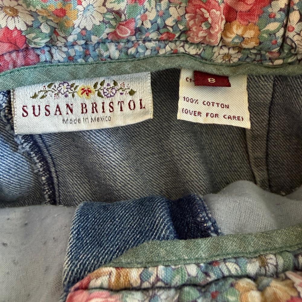 Susan Bristol 80s High Waisted Pleated Balloon Style Denim Mom Jeans Vintage 8 - Picture 4 of 15